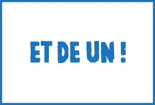 Un mois déjà !
